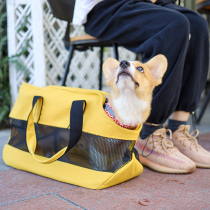 Pet Bag Pooch Cat Teddy Snownery Out Portable Bag Foldable Breathable Hand Handle Carrying Single Shoulder Bag