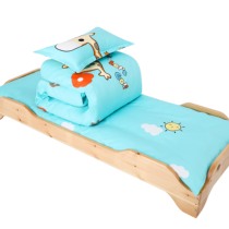 Childrens kindergarten Three sets of pure cotton quilted with bedtime bedding All cotton quilted quilted quilted with core six pieces set to be made
