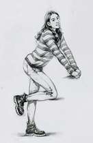 Sketch sketch character sketch landscape Pure hand-drawn custom sketch Still life head sketch color