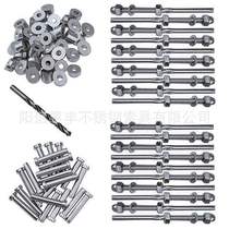 Suitable for Huifeng factory T316 marine grade wire rope railing accessories straight pole flower basket stair connector connection