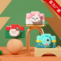 New new products 4800W pixels 3 inch touch screen Mini small front and rear double Regent Christmas cartonin childrens camera