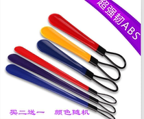 Plastic shoehorn super long handle shoe lifting shoe steak elderly pregnant women do not bend over free mail tools shoes slip small