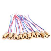5V adjustable laser tube laser head copper head 6MM outer diameter laser diode Red dot laser module