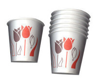 Paper cup 50 bags thickened 210g paper cup Paper cup 170g disposable paper cup