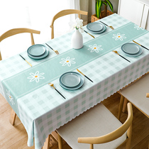 Tablecloth waterproof and oil-proof disposable cloth desk ins Wind Nordic tablecloth pvc coffee table table mat tablecloth