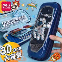 Able Pencil Case Boy Cool Pen Box Girl Large Capacity Lead Pencil Case Elementary School Students With Ins Day Series Pen Bag Children Kindergarten Cute Multifunction Creative Online Red Stationery Bag 2021 New