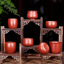 Yixing purple sand tea cup raw mine high quality Dahongpao small mouth Cup Master Cup guest tea bowl kung fu tea cup tea cup