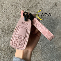 The application of Audi A4L car key sets A6L Q5L A3 A5 Q7 Q2L Q3A8 leather case Ms.