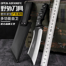 Wavenufu outdoor knife field knife integrated knife high hardness military knife defensive knife wilderness survival knife tactical knife