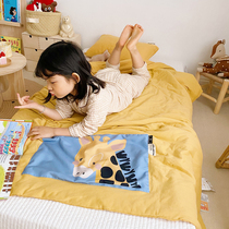 Paipkids Health A Type of Child Baby Kindergarten Silk Protein Spring Summer Quilt Air Conditioning By Summer Thinness