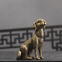 Xiangru Wang Fu Copper Retro Fittings Tea Personality of All-copper Desktop Tea Tool Supplies Boutique