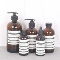 ins bath bottle Lotion bottled hand sanitizer Empty Bottle shampoo shower gel press type Nordic home