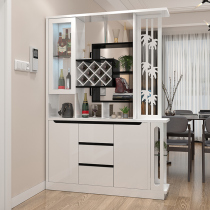 Living room double-sided partition cabinet Modern simple small apartment foyer entrance cabinet double-sided wine cabinet shoe cabinet screen decoration cabinet