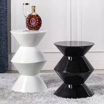 Eurostyle modern removable small tea table round home living room net red GRP two three-section hourglass shaped side a few
