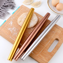 304 stainless steel rolling pin household rolling stick dumpling skin artifact dry noodles rolling noodle kitchen baking tools large