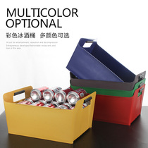 KTV commercial beer frame beer basket with wine basket thick bar box plastic rectangular many large iczers