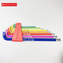 Swiss PB SWISS TOOLS COLOR extended ball head allen wrench imported 212 LH 212 H RB