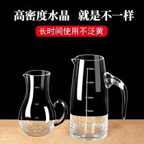 White wine wine dispenser set Red wine Western restaurant with small wine glass Crystal glass decanter Small wine jug tie