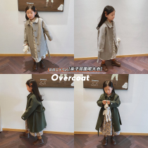 The parent-child wool double face the great clothes and the girls autumn and winter hair and the mother and daughter bottling of the big clothes plus liner