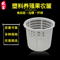 Plastic large round basket Fruit basket stringing round vegetable basket Seafood basket Aquatic basket Breeding frame storage basket