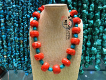 Tibetan necklace turquoise men and women Tibetan love