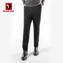 BLACKYAK winter mens warm down trousers stretch travel thick trousers WCM641