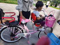 Mother and child bicycle 24 inch pro-subnet red Ladies front belt baby pick up children 22 inch single car baby shift