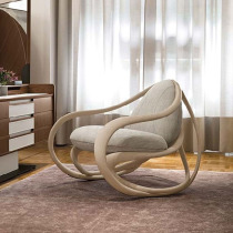 Designer Move Rocking Chair Nordic Modern Simple Lazy Creative Lounge Chair Household Bedroom Leisure Chair Light Luxury