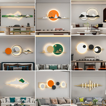 Wall Lamp Bedroom Bedlights New Chinese Creative Art Living Room Sofa Background Wall Hallway Aisle Decorated Mural Light