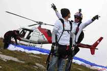FLY ]Paragliding aerobatic technical hand
