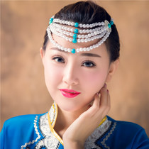 New Mongolian headdress women adult children Mongolian dance performance headgear handmade hair accessories Mongolian clothing ornaments