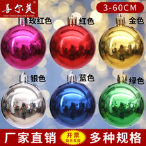 Shermy Christmas Stadium bright light Ball Plated Balls COLOUR BALL HANGING BALL MALL BAR CEILING CHRISTMAS TREE DECORATIONS