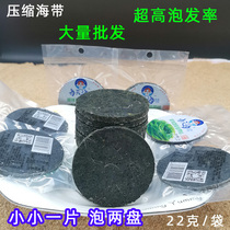Compressed kelp cake slices dried marine vegetables Wakame Vacuum kelp silk round cake Kombu dried sea 22 grams per day