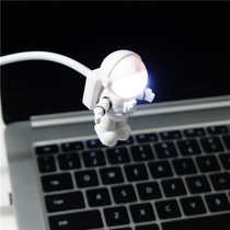 Astronaut USB Night Light Astronaut Small Night Light Energy Saving Creative Robot Little Light Keyboard Light with switch