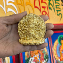 (Dao Buddha statue) Medium three-sided Six-arm single horse head King Kong Tibetan traditional wipe the Buddha statue clay statue