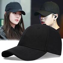 Tide brand hat male black cap Korean version wild star with the same baseball cap female ins visor