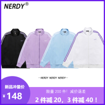 Korea Tide brand nerdy2021 spring new hooded jacket sports suit sweater jacket men and women