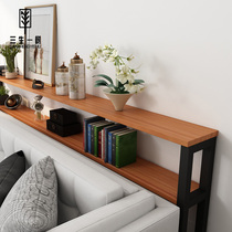 Sofa rear shelf bedside shelf partition radiator bedside shelf corner narrow cabinet long against wall