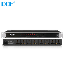 DGH Professional 10-way power sequencer 8-way manager stage sequence controller air switch with filter
