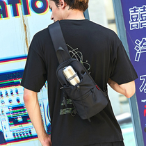 Summer Chest Bag Mens Single Shoulder Diagonal Satchel Chest Front Tide Card Multifunction Sports Casual Little Cross Pack Minimalist Backpacks