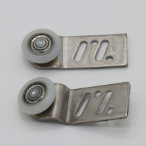 Stainless steel with bearing hanging pulley Door pulley Commercial kitchen equipment accessories Loading table cabinet mobile nylon hanging wheel