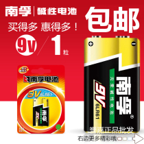 Nanfu nine volt 9V battery Alkaline square 6LR61 6F22 WIRELESS microphone MICROPHONE multimeter toy