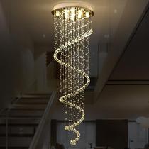 Chandelier Villa living room light building modern simple complex building hall hanging lamp