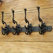 American Countryside Cast Iron Crafts Old Cast Iron Hook Clothes Hat Hung Large Courtyard Home Residence Decoration Hook