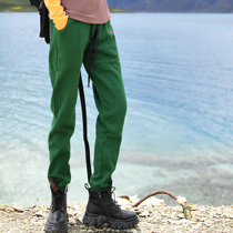 Beijing Forest outdoor 2021 autumn and winter New Original Travel thick warm fleece fleece fleece pants pants women