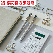 Official flagship store sakura sakura limited ballsign id press gel pen 6 color retro color water pen black office signature exam for primary and secondary school students