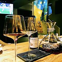 High-end Burgundy crystal cup glass goblet wine wine style European style pair set home Luxury 2