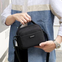 Multifunction mens buns bag business satchel mens inclined cross casual canvas hand single shoulder bag trendy mens diagonal satchel bag
