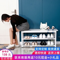 Shoes stool household shoe into door shoes stool may toilet shoe home bed storage storage long bench
