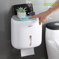 Sanitary carton toilet paper towel rack toilet hanger non-perforated waterproof toilet paper box roll paper tube